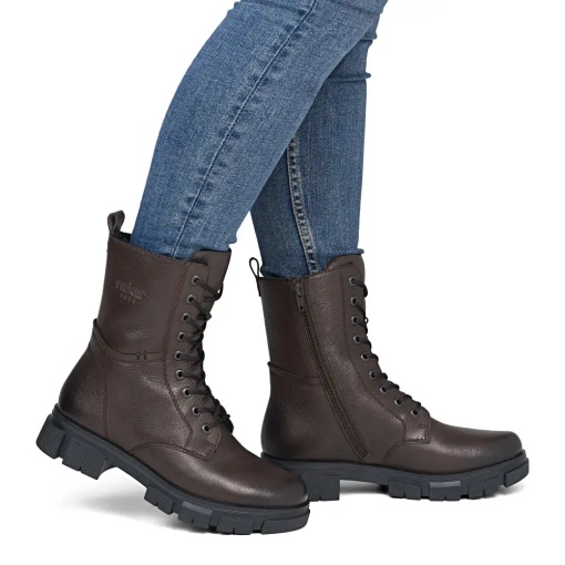 Ghete dama Rieker Y7116-25, maro - imagine 10