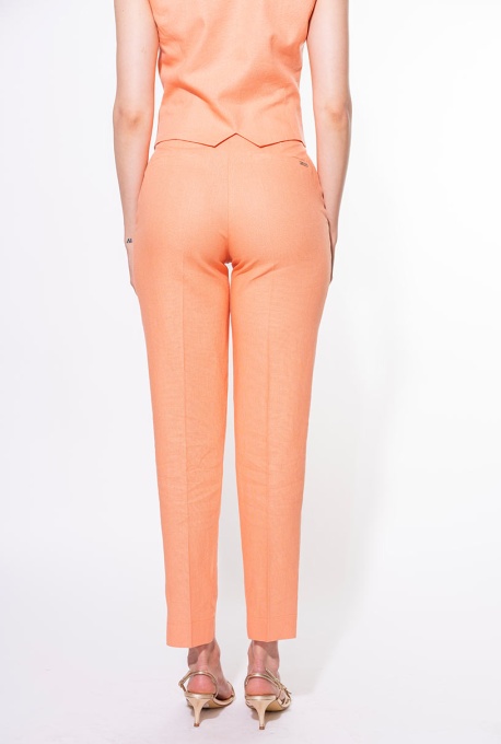 Pantaloni conici Greta din in și rayon – eleganță de vară - Img 6