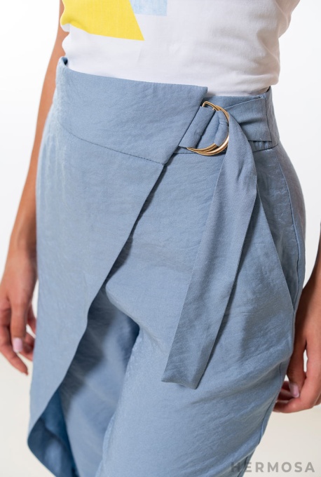 Pantaloni Zasha Bleu - Img 2