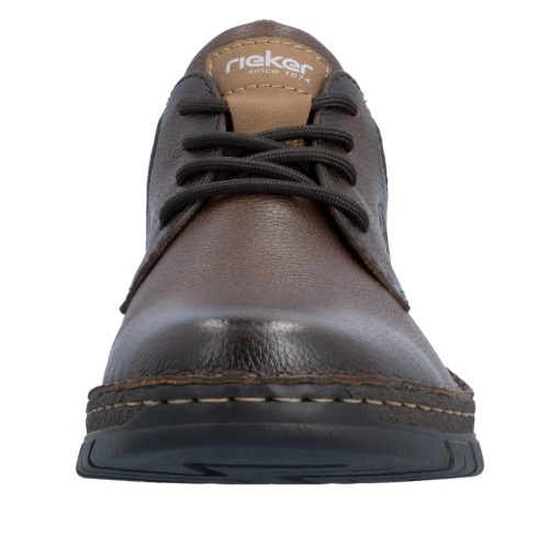 Pantofi barbati casual din piele naturala, Rieker 12213-25, maro - Img 9