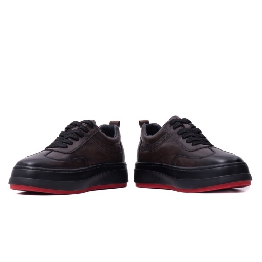 Pantofi barbati din piele naturala, Otter, E6E670016B 02-N, maro - Img 5