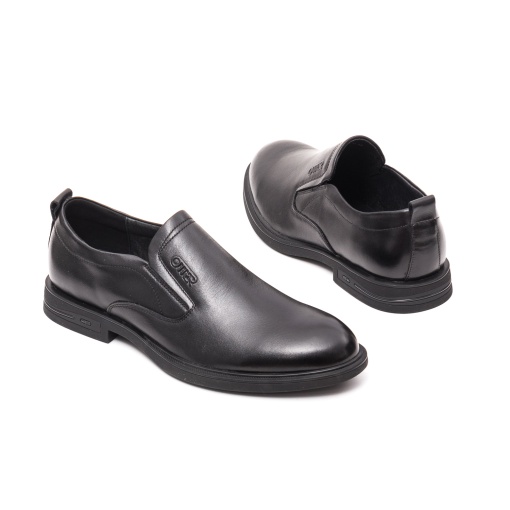 Pantofi barbati eleganti, piele naturala, E6E660001A-01, negru - Img 3
