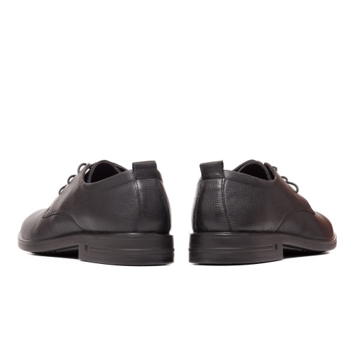 Pantofi barbati piele, marimi mari, 22002, negru - Img 3