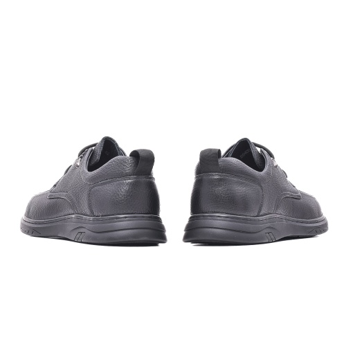 Pantofi barbati, piele naturala, E6E640009A 01-N, negru - Img 3