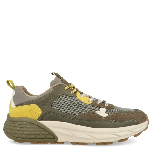 Pantofi barbati sport, JEEP JM61004A 020 GROOVE WASHED MESH - Img 2