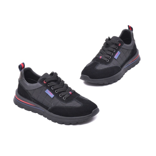Pantofi barbati tip sneakers, diverse, 3MKD765011A 01-Z, negru - Img 2
