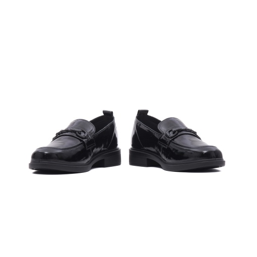 Pantofi casual piele lacuita cu toc mic X4X450017A 01-L - Img 4