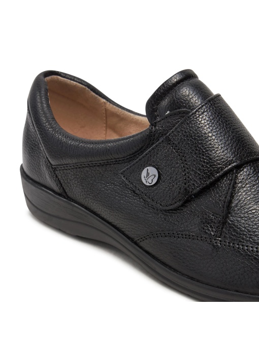 Pantofi cu velcro, piele naturala, 9-24656-43 022 - Img 2