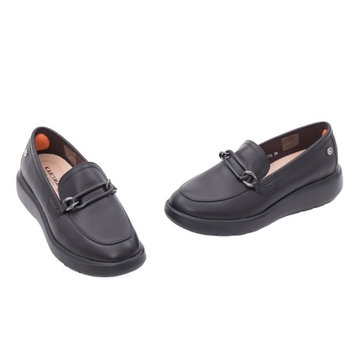 Pantofi dama casual din piele naturala, Karisma 1M590007A 01-N, negru - Img 2