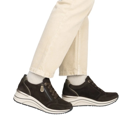 Pantofi dama casual din piele naturala, Remonte D0T03-25, maro - Img 2