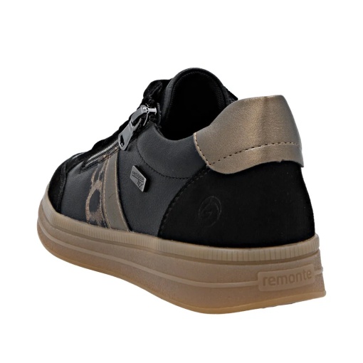Pantofi dama casual din piele naturala, Remonte, D2C04-03, negru - Img 6