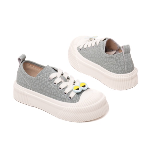 Pantofi Dama Casual Gri‑Bleu din Piele Naturală, 6LMQ60010C-07 - Img 3