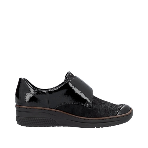 Pantofi dama casual, piele lacuita, 487C0-00 - Img 5