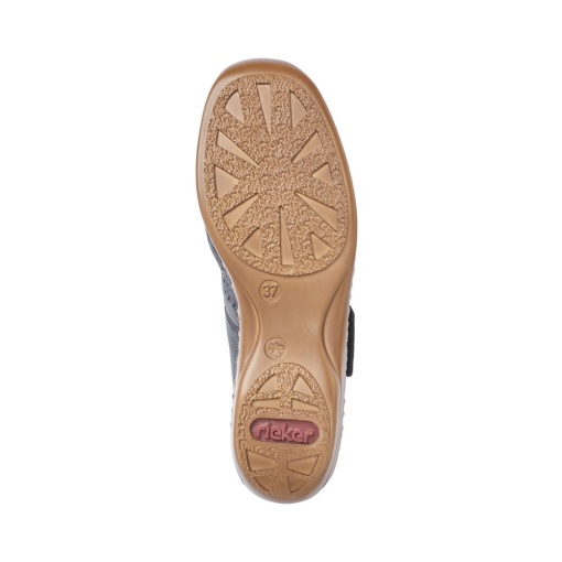 Pantofi dama de vara, piele naturala, Rieker 41399-14 - Img 3