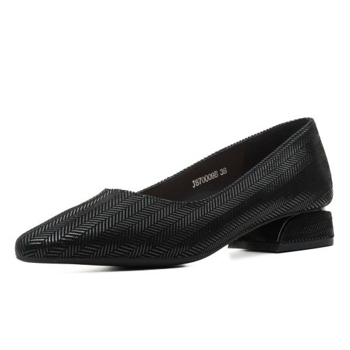 Pantofi dama din piele intoarsa, Karisma, J8J870009B 01-I, negru