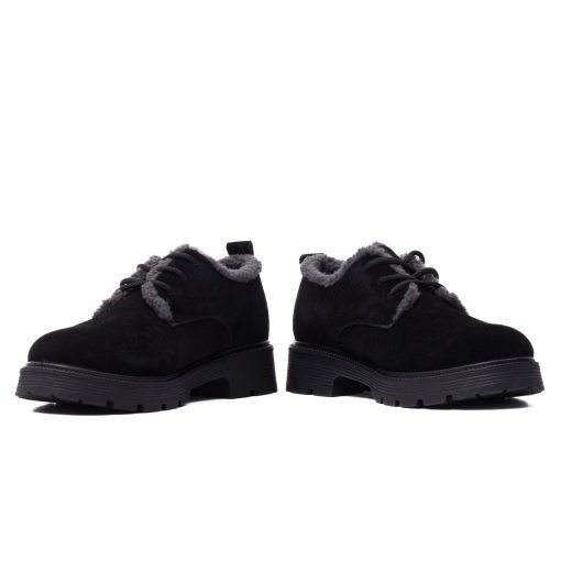 Pantofi dama din piele intoarsa, Karisma J8J870012A 01-I, negru - Img 5