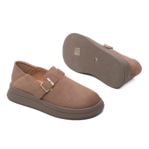 Pantofi dama din piele naturala, Feeling, 2809, coffee - Img 4
