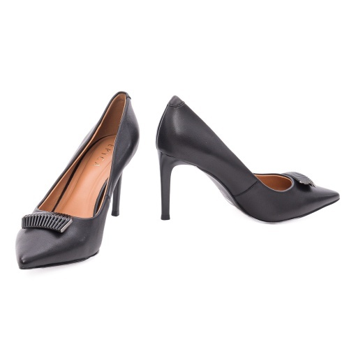 Pantofi dama eleganti din piele naturala, Epica, 1JI90007 01-N, negru - Img 4