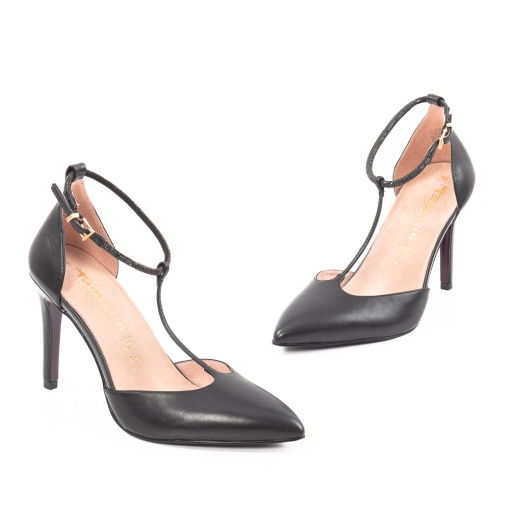 Pantofi dama eleganti, piele naturala, 24408/28 081, negru - Img 2
