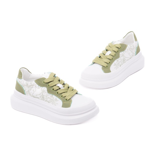 Pantofi dama PASS Collection, 2USL60008C J9-Z din piele naturala, alb - Img 2