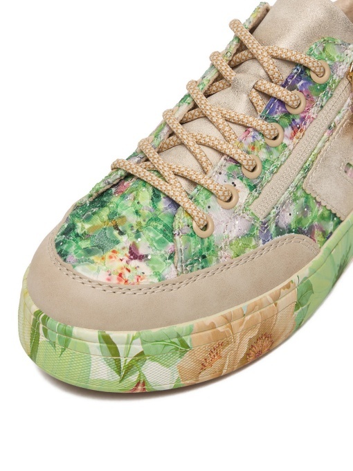 Pantofi dama sport din material textil, Rieker M7711-91, multicolor - Img 2