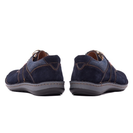 Pantofi de vara din piele intoarsa, Otter OT9560 42-I, bleumarin - Img 6