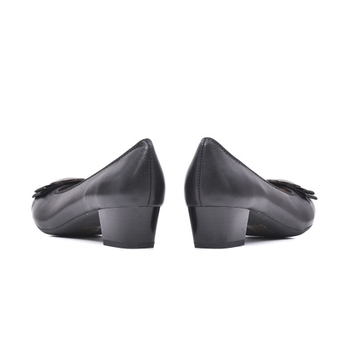 Pantofi eleganti cu toc mic piele naturala, JIJI50048A 01-N - Img 3