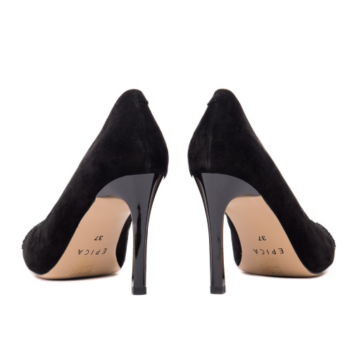 Pantofi eleganti dama Epica, K3K360016 01-I din piele intoarsa, negru - Img 6