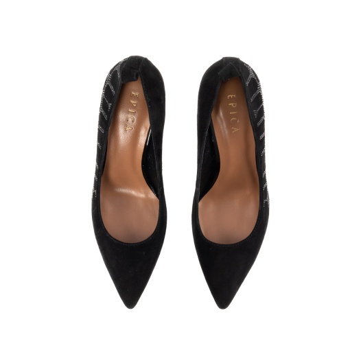 Pantofi eleganti dama, piele de antilopa, JICQ109-R147-Y540ZT 01-I - Img 6
