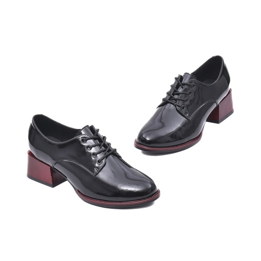 Pantofi eleganti, piele naturala lacuita,V4VA50020A 01-L - Img 2