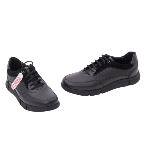 Pantofi sport barbati Otter OTK-76 01-N, negru - imagine 2