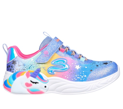 Pantofi sport Skechers Led, Unicorn 302311L BLMT Multicolor - Img 2