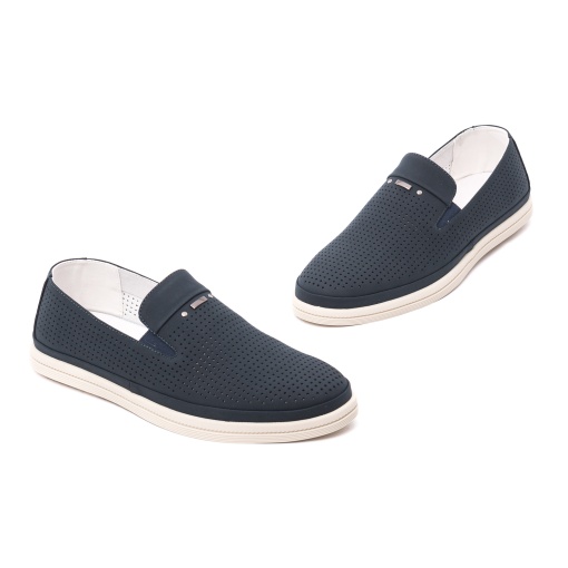 Pantofi vara bărbătești Otter J2J260015C 42-N din piele naturala, bleumarin - Img 2