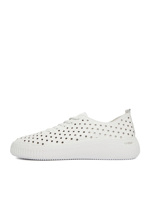 Pantofi Vară Damă Remonte D3E06-80 Albi - Piele Perforată - Img 7