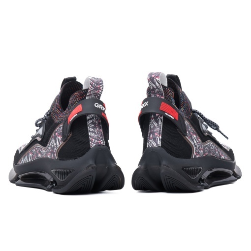 Pantofi vara unisex din material sintetic, Gryxx, 7D21018 01-Z, negru - Img 6
