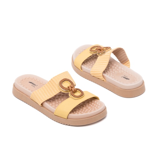 Papuci dama comozi din piele, IZ7178 08-S - Img 5