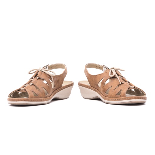 Sandale dama casual, Suave, piele naturala, SU0904PT PARIS 30-N, maro - Img 5