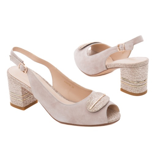 Sandale dama din piele naturala intoarsa, Epica K3K360070C 03-I, bej - Img 3