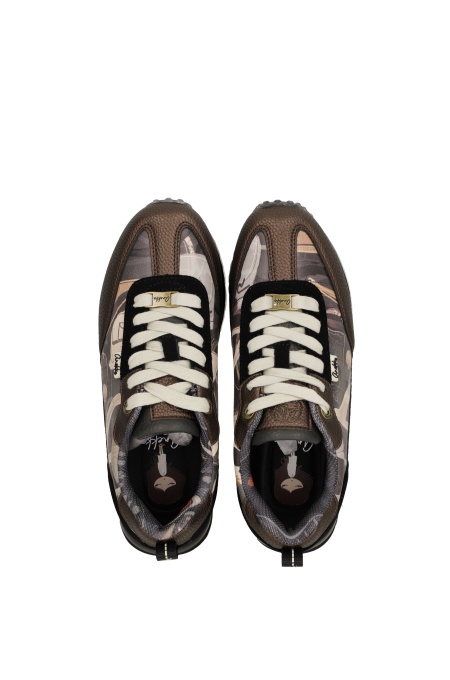 Sneakers damă din piele Anekke New York 43308-685 Black - Img 7