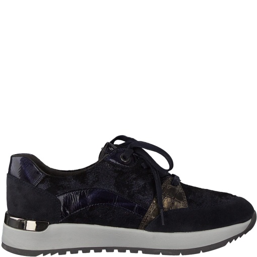 Sneakers dama, piele naturala, 8-23710/27 805 NAVY - Img 5