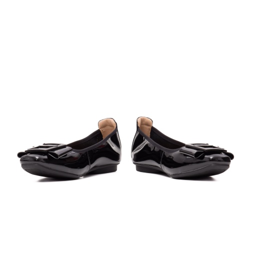 Balerini dama, piele naturala lacuita, M4M460007A 01-L, negru - Img 5