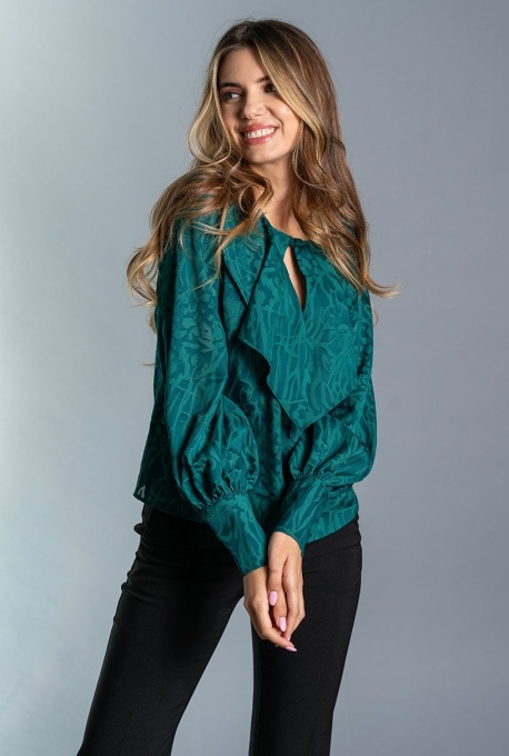 bluza verde hermosa