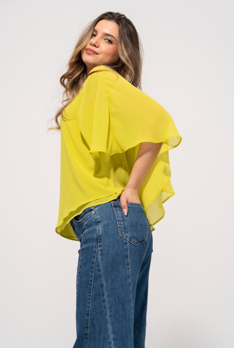 Bluza Hermosa verde-lime Ramia - Img 3