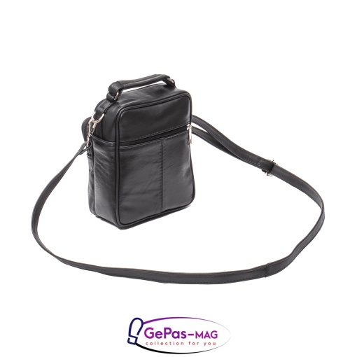 Borseta barbati, piele naturala, B14 negru - Img 3