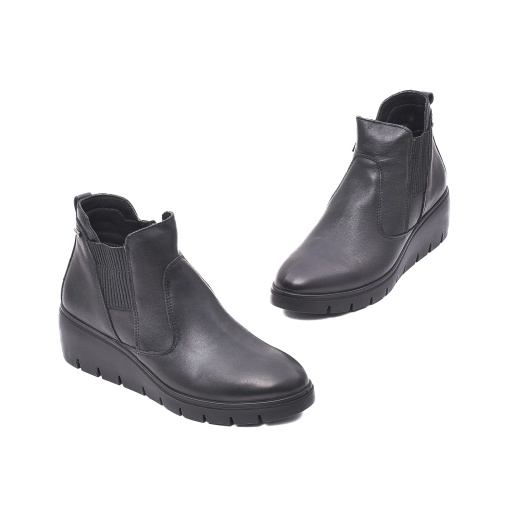 Botine cu talpa ortopedica piele naturala, IC655288 01-N - Img 2