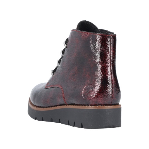 Botine dama casual, 44902-35, bordo - Img 4