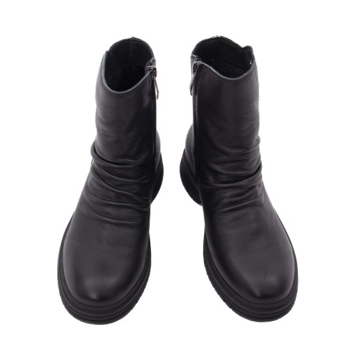 Botine dama din piele naturala, Karisma 1FC90009A 01-N, negru - Img 5