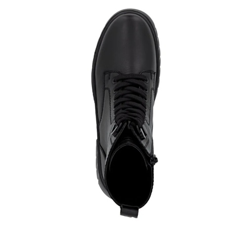 Botine dama din piele naturala, Rieker W1870-02, negru - Img 6