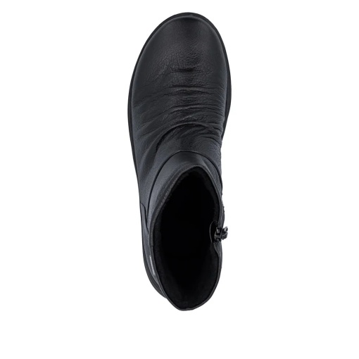 Botine dama din piele naturala, Rieker Z0066-00, negru - Img 8