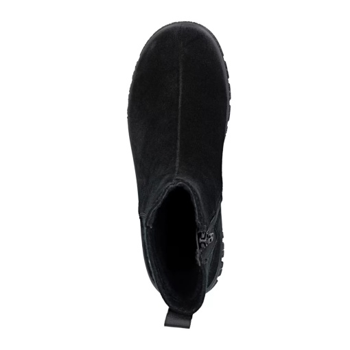 Botine dama din piele naturala, Rieker Z7269-00, negru - Img 8